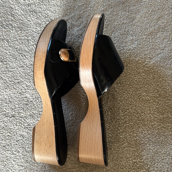 Chanel Vintage CC Clog Sandals / Size 10B - Picture 6 of 11